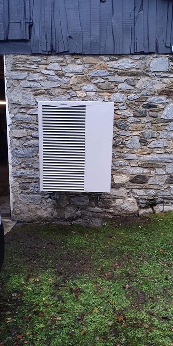 Installation de Pompe à chaleur Air/ Eau VAILLANT